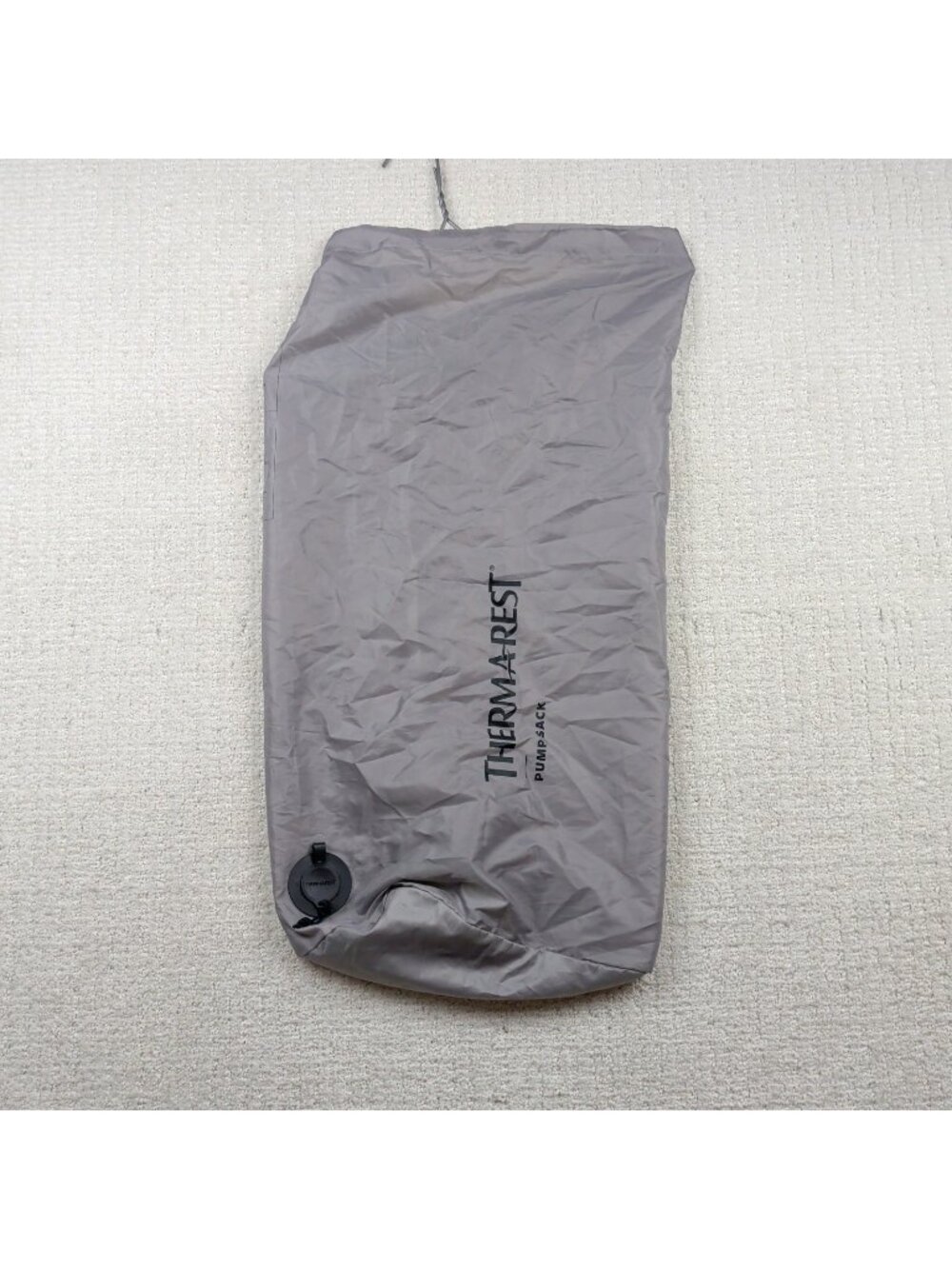 Thermarest Pump Sack Inflator Gray Camping Sleeping Pad Accessories